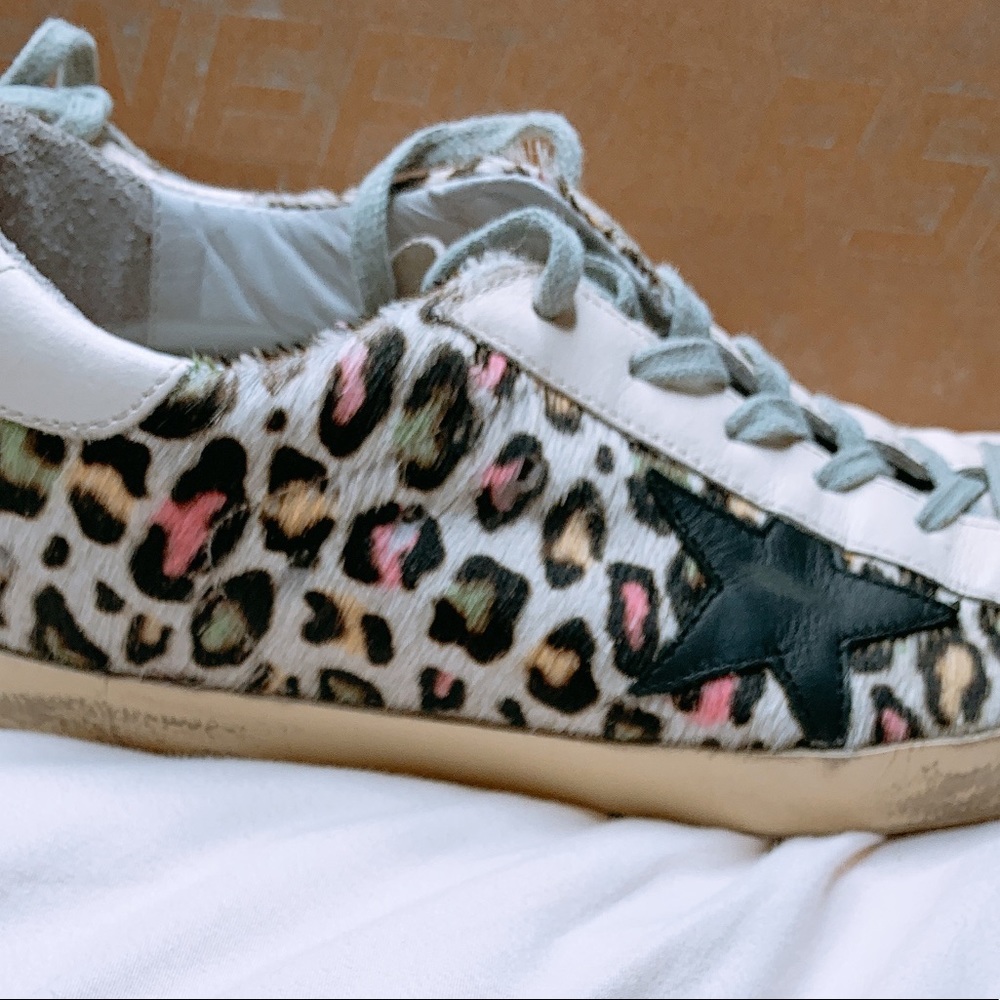 Golden Goose animal print low Superstar sneakers - Picture 5 of 6